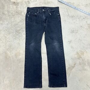Levi Strauss 559 jeans black wash denim‎ straight leg men size 34 30